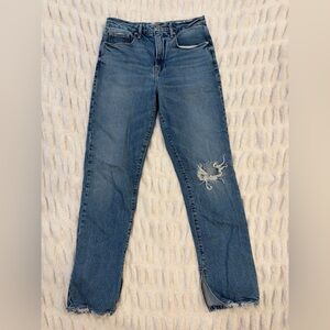 Good American Straight Leg Jeans Size 6